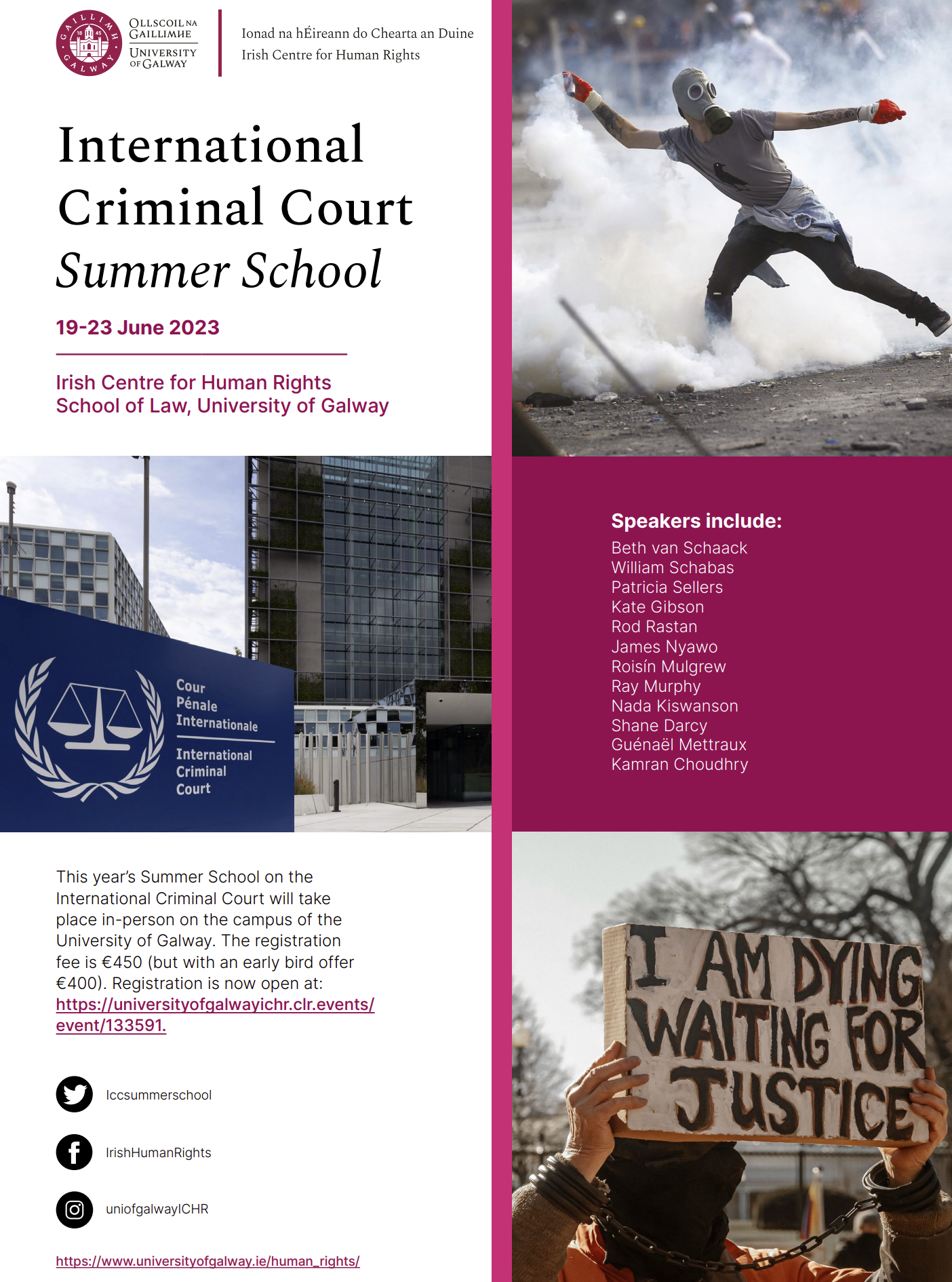 Summer School on International Criminal Court 2023 | University of ...